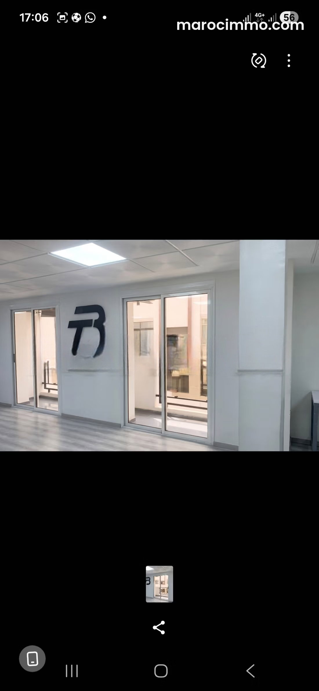 120 m² Office for Rent in Maârif Extension, Casablanca — Casablanca