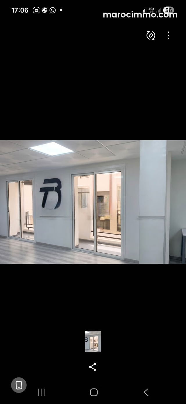 Office for rent 120m2 bd Roudani Maarif — Casablanca
