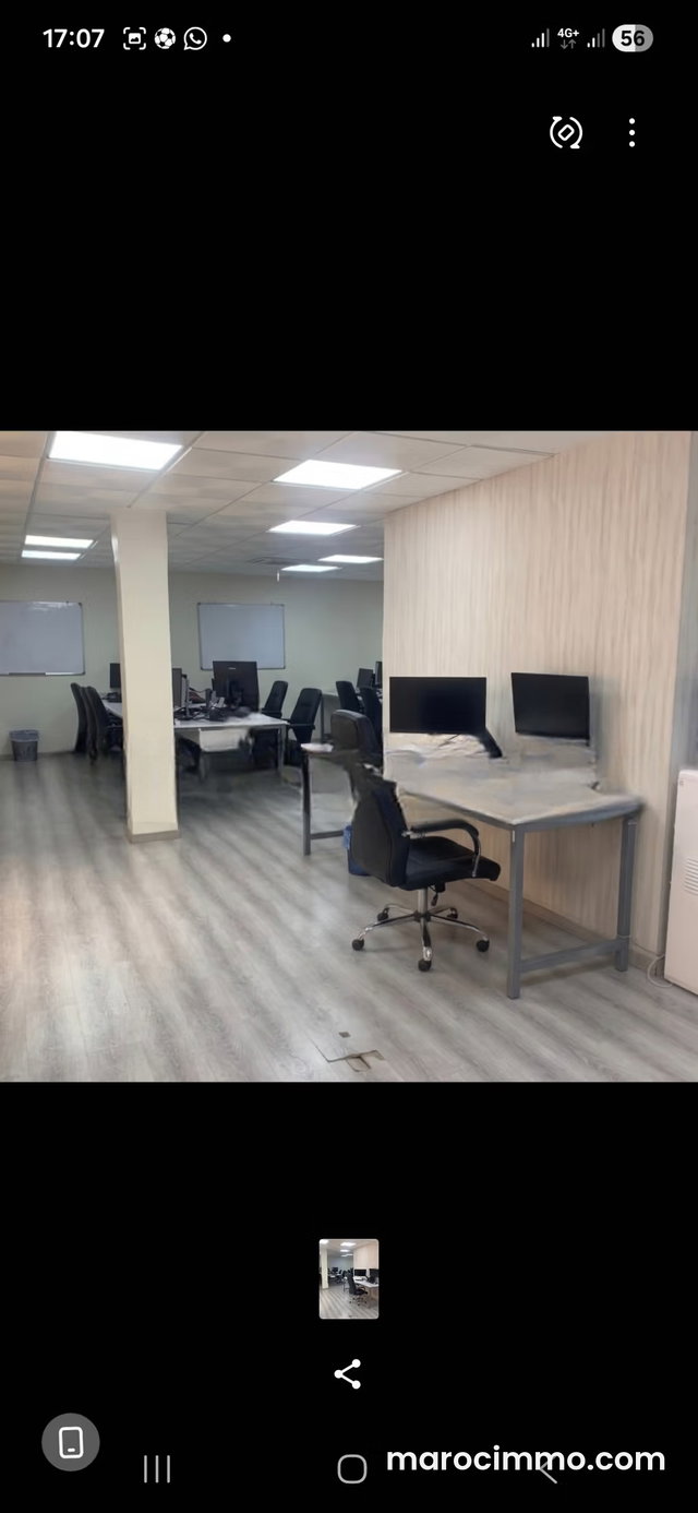 A louer bureau aménagé 120m2 bd Roudani Maarif — 4