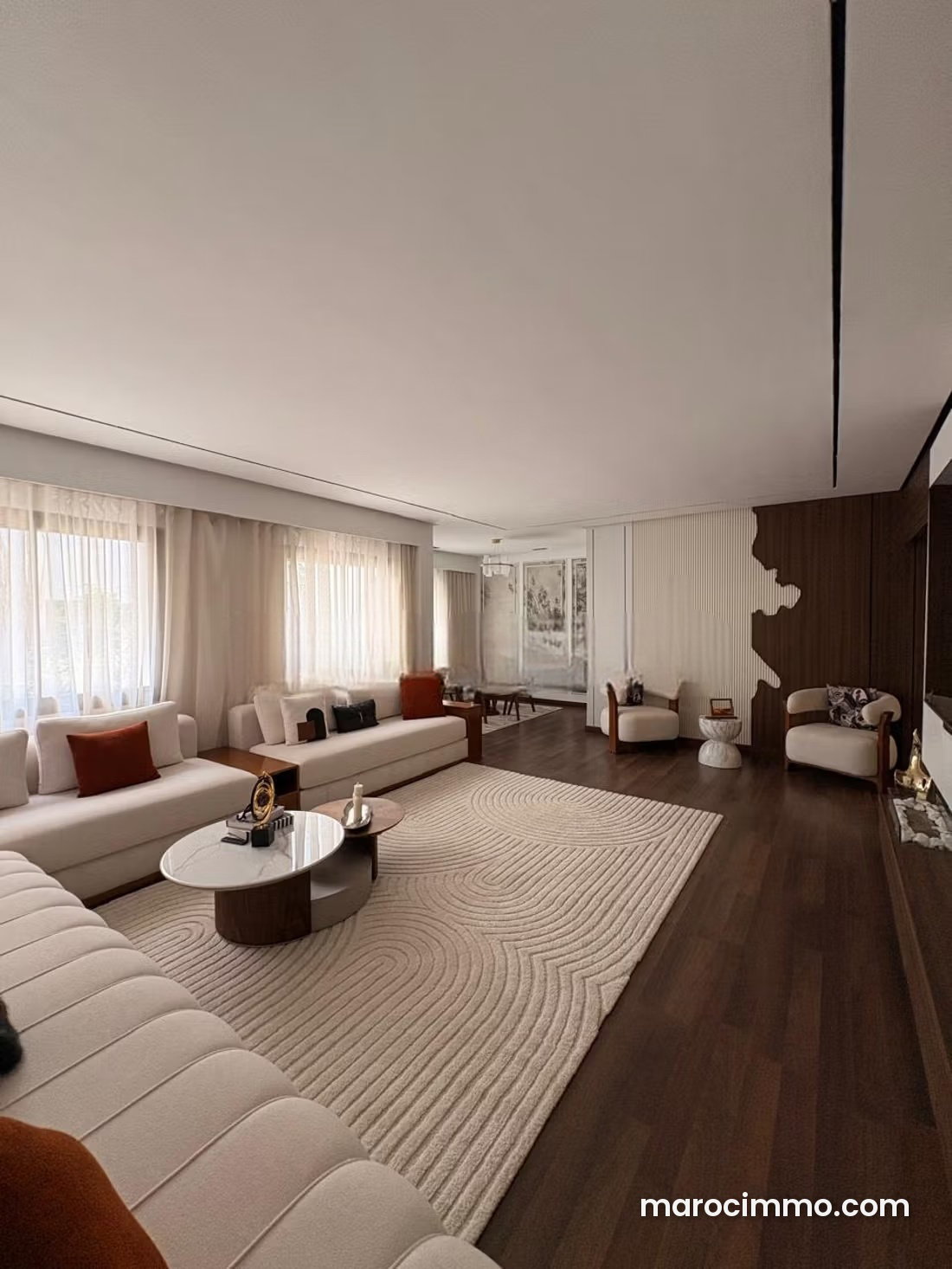 Furnished apartment with terrace for rent in Gauthier, Casablanca — Casablanca