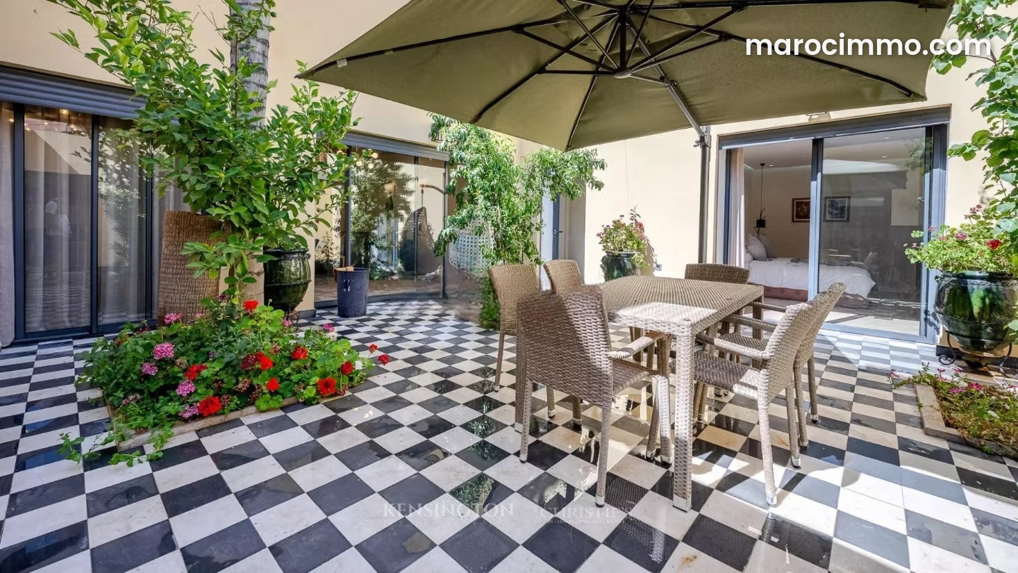 Furnished 4-Bedroom Villa for Rent, Guéliz, Marrakech — Marrakesh