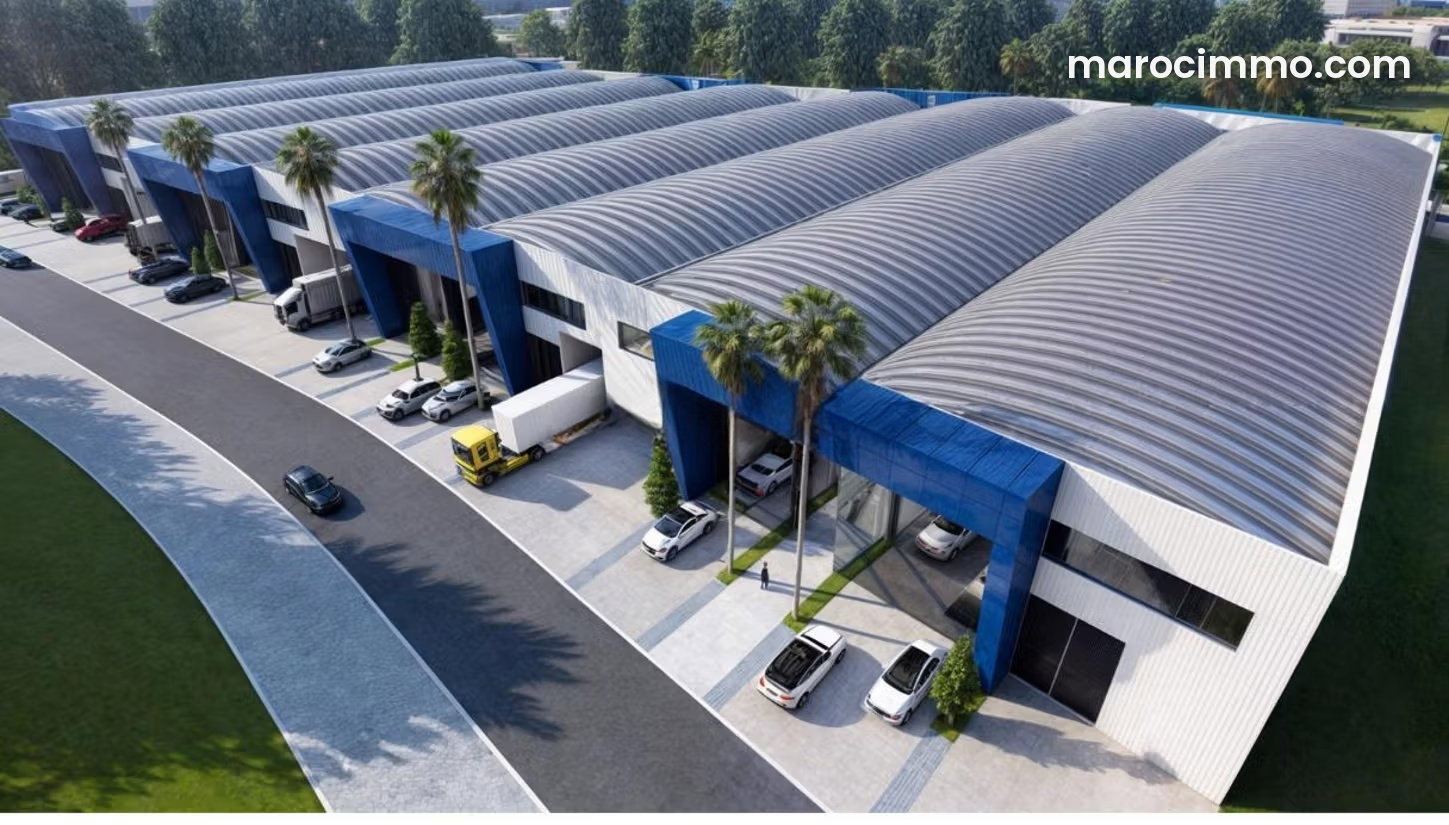 New 9,500 sqm warehouse in the Sapino zone, Nouaceur — Nouaceur