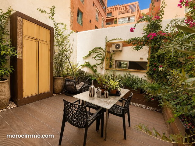 Duplex 2 Chambres avec Terrasse, Guéliz, Marrakech — 4