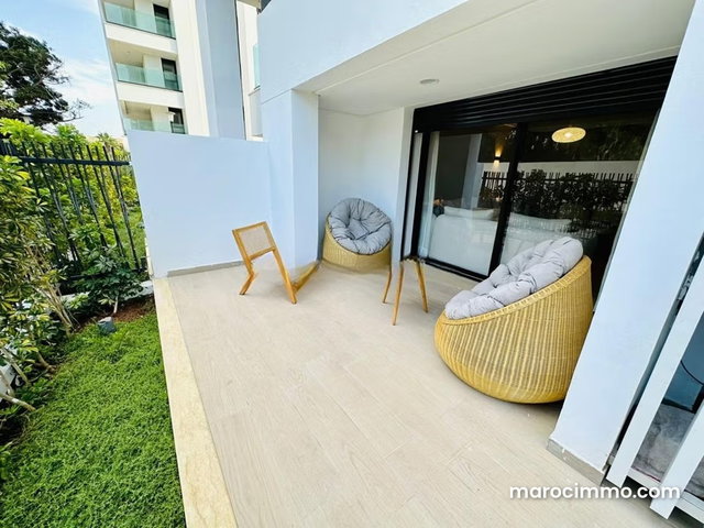 Appartement en location à Casablanca Finance City. Superficie 125 m². Meublé — 3