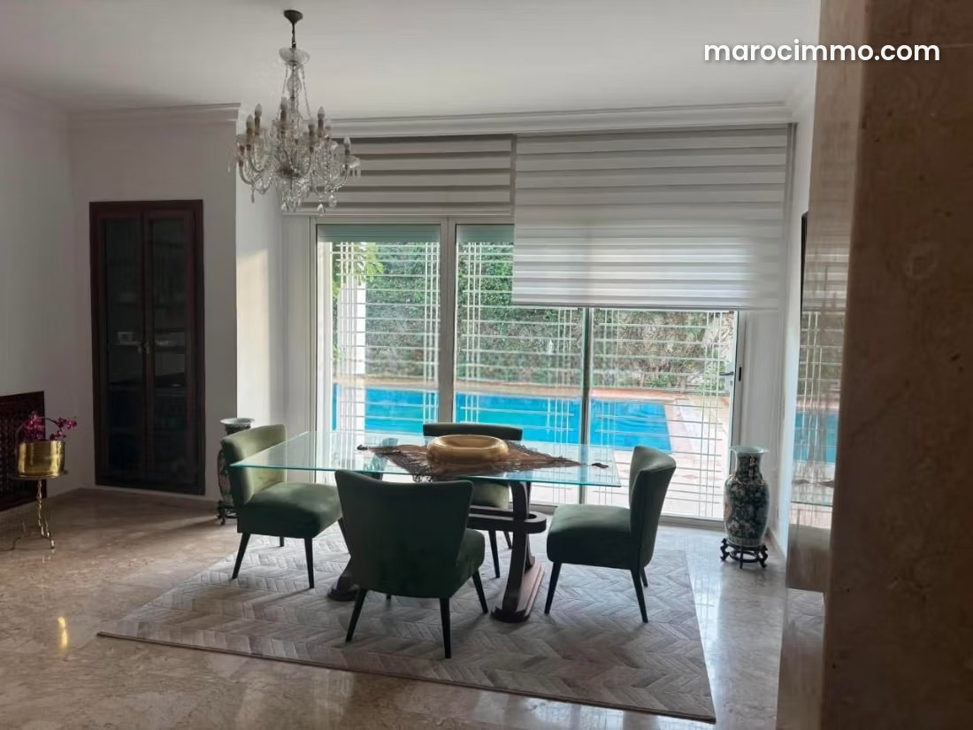 Villa 2000 m² avec piscine et jardin, Souissi, Rabat — Rabat