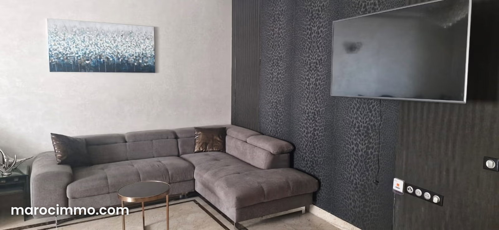 Appartement meublé 2 chambres à louer, Riyad, Rabat — Rabat
