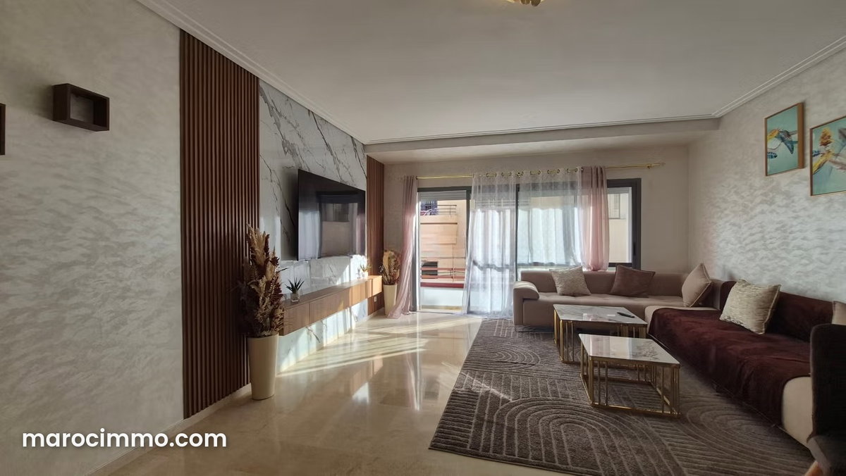 A louer beau appt 150m2 2ch maarif extension