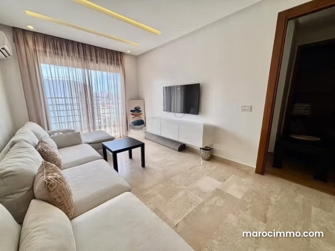 Furnished apartment with terrace for rent in Palmier, Casablanca — Casablanca
