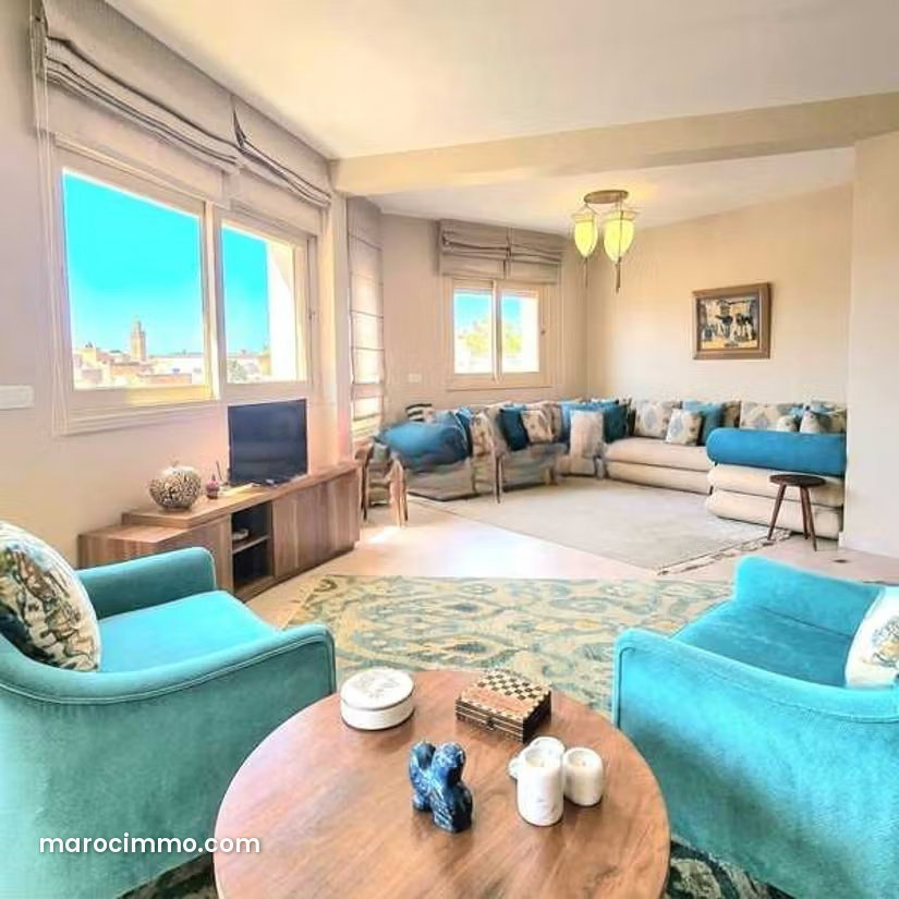 118 m² Dual-Aspect Apartment in Casablanca’s Hospitals District — Casablanca