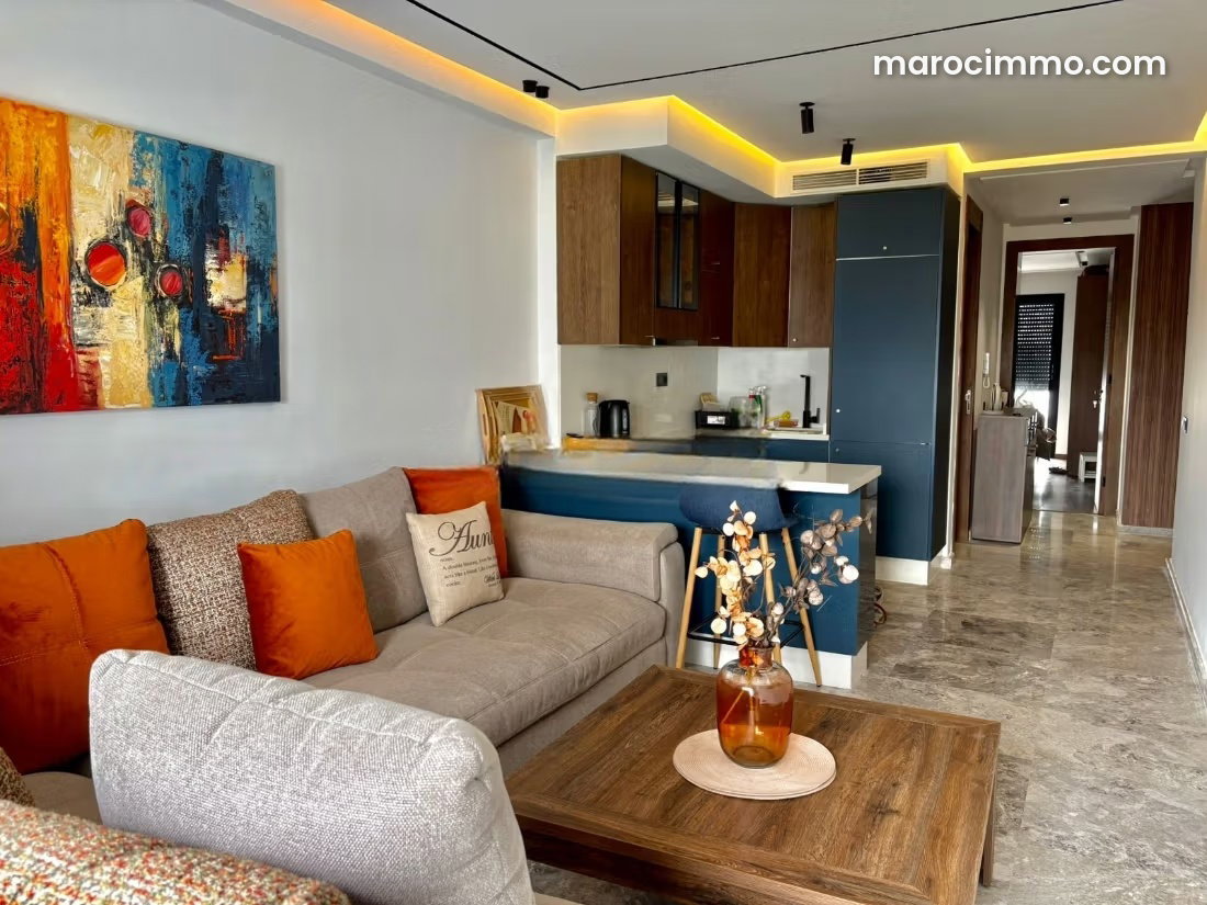 Furnished 56 m² Apartment, Palmier, Casablanca — Casablanca