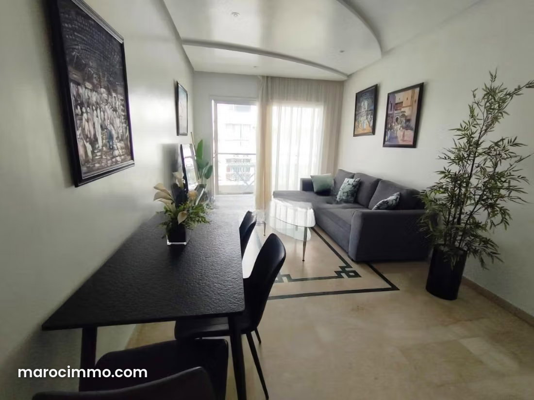 50 m² Furnished Studio, Ben Ejdia, Casablanca, Secure Residence — Casablanca
