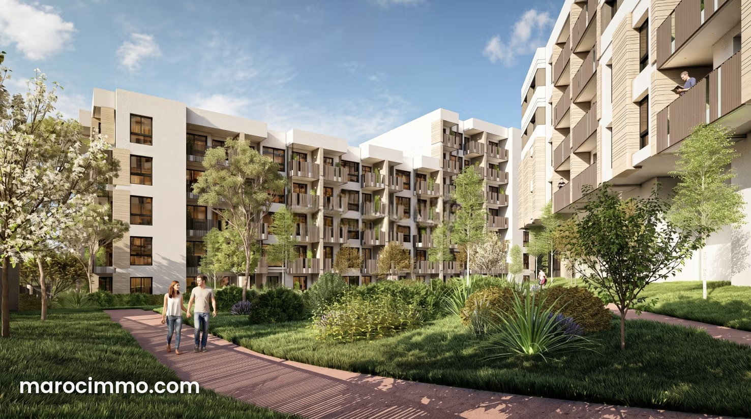 Appartement 3 chambres avec terrasse, Ville Verte, Bouskoura — Bouskoura