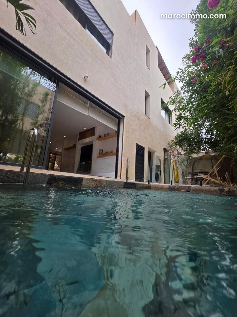 Villa meublée 250 m², piscine et vue Atlas, Route d'Amezmiz — Marrakech