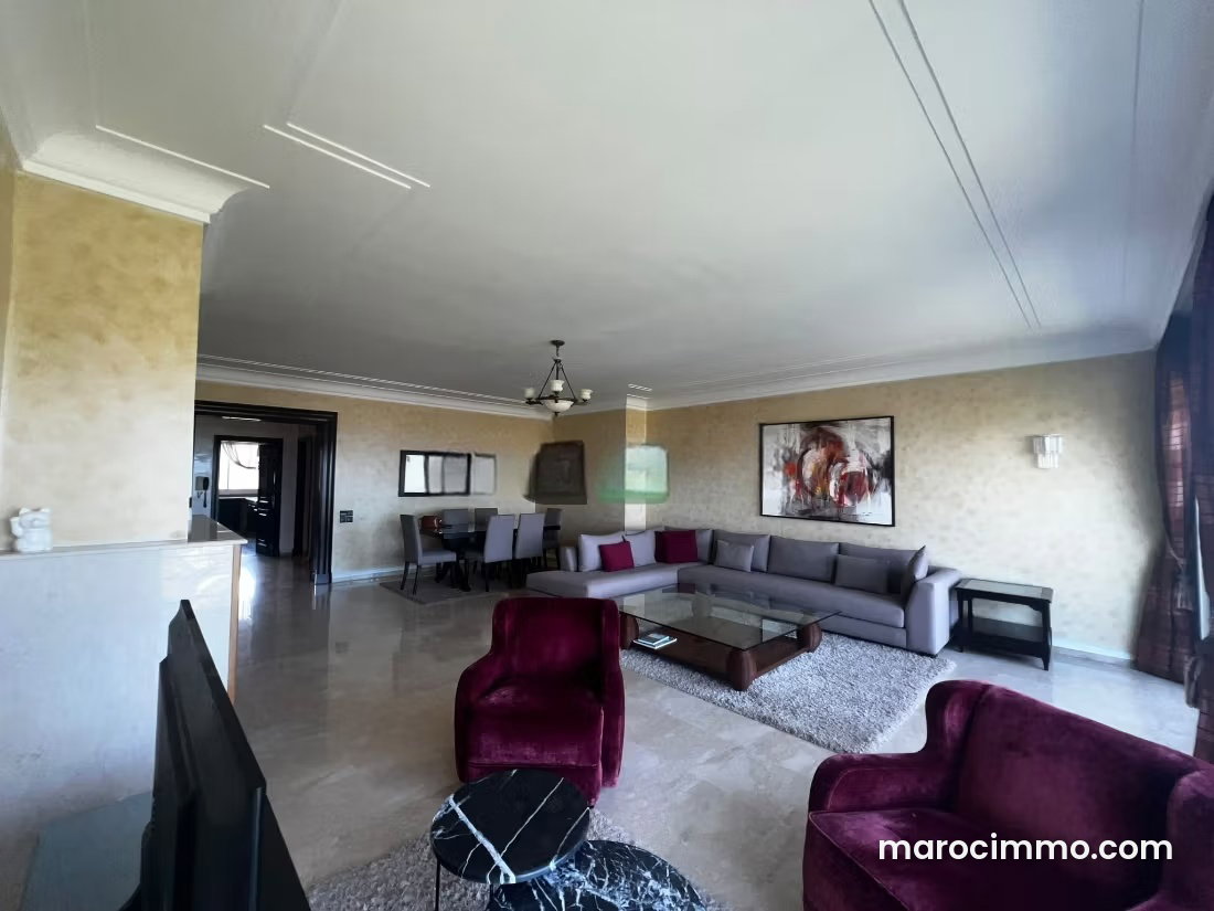 Appartement meublé à louer à Aïn Diab, Casablanca, vue mer — Casablanca