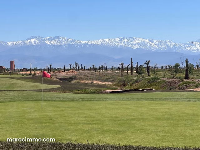 Terrain d’exception en 1ère Ligne du Golf d’Akenza — Marrakech