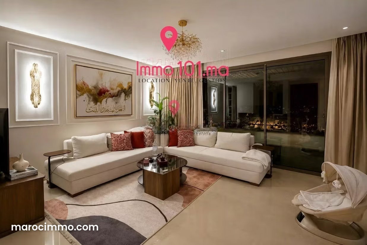 Appartement 4 pièces avec terrasse, Souissi, Rabat — Rabat