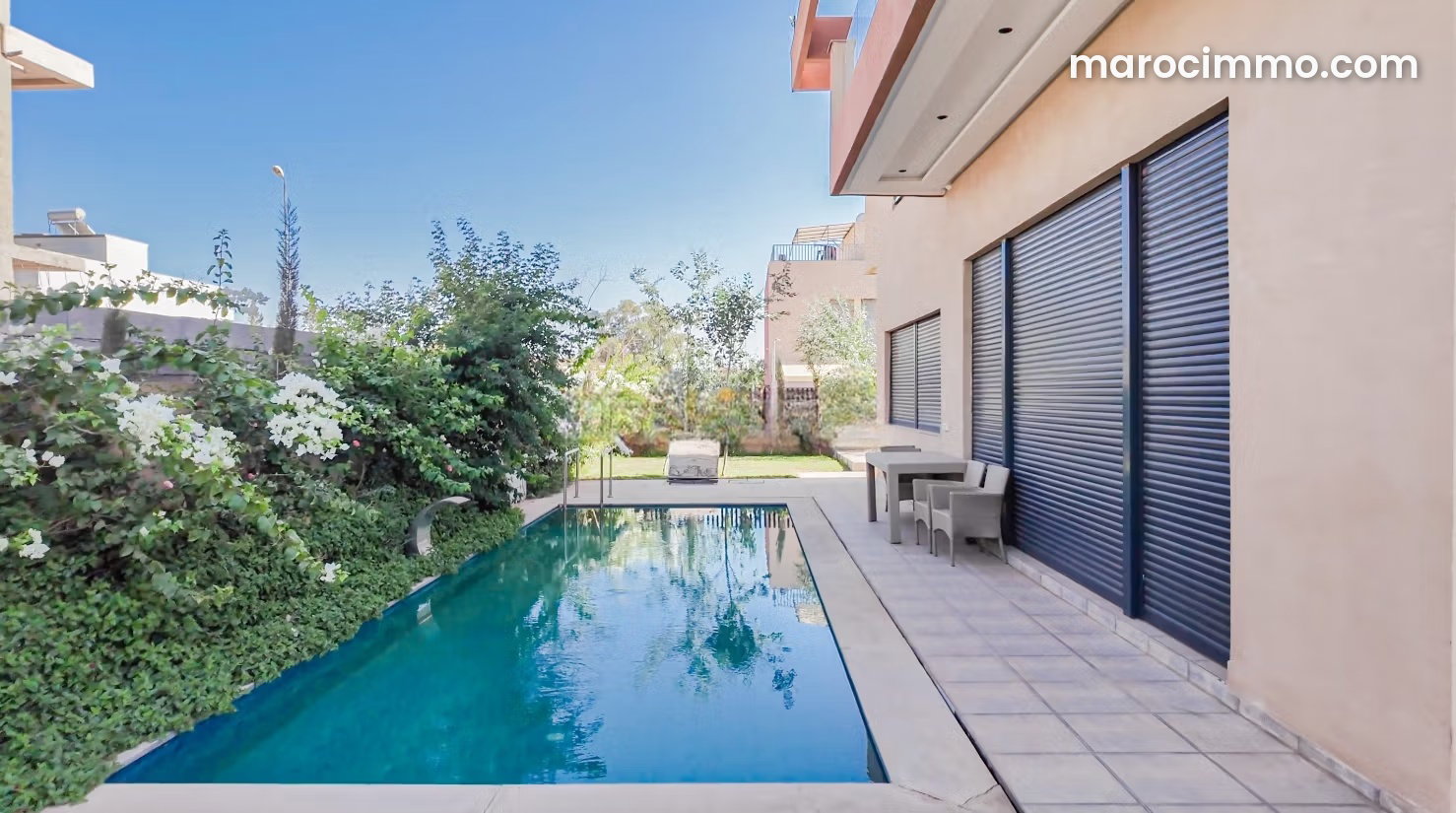 Contemporary 600 sqm Villa with Swimming Pool and Atlas Views, Agdal, Marrakech — Marrakesh