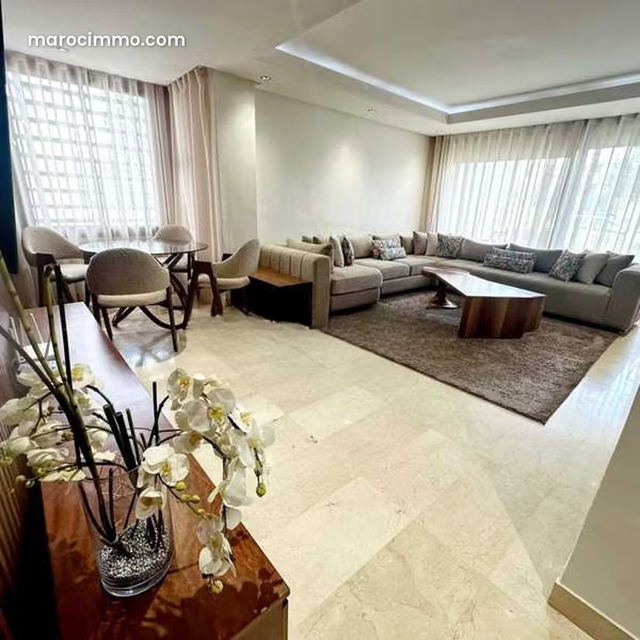Appartement à Louer de 163.0 m² à Bouskoura, Ville Verte — بوسكورة