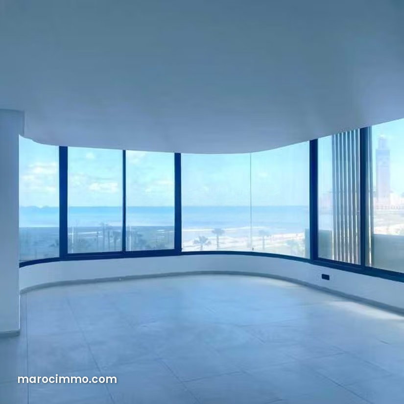 Brand-new 82 sqm office for rent in Aïn Diab, Casablanca — Casablanca