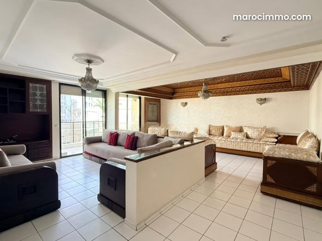 142 sqm Apartment, 3 Bedrooms with Garden, Rabat Medina — Rabat