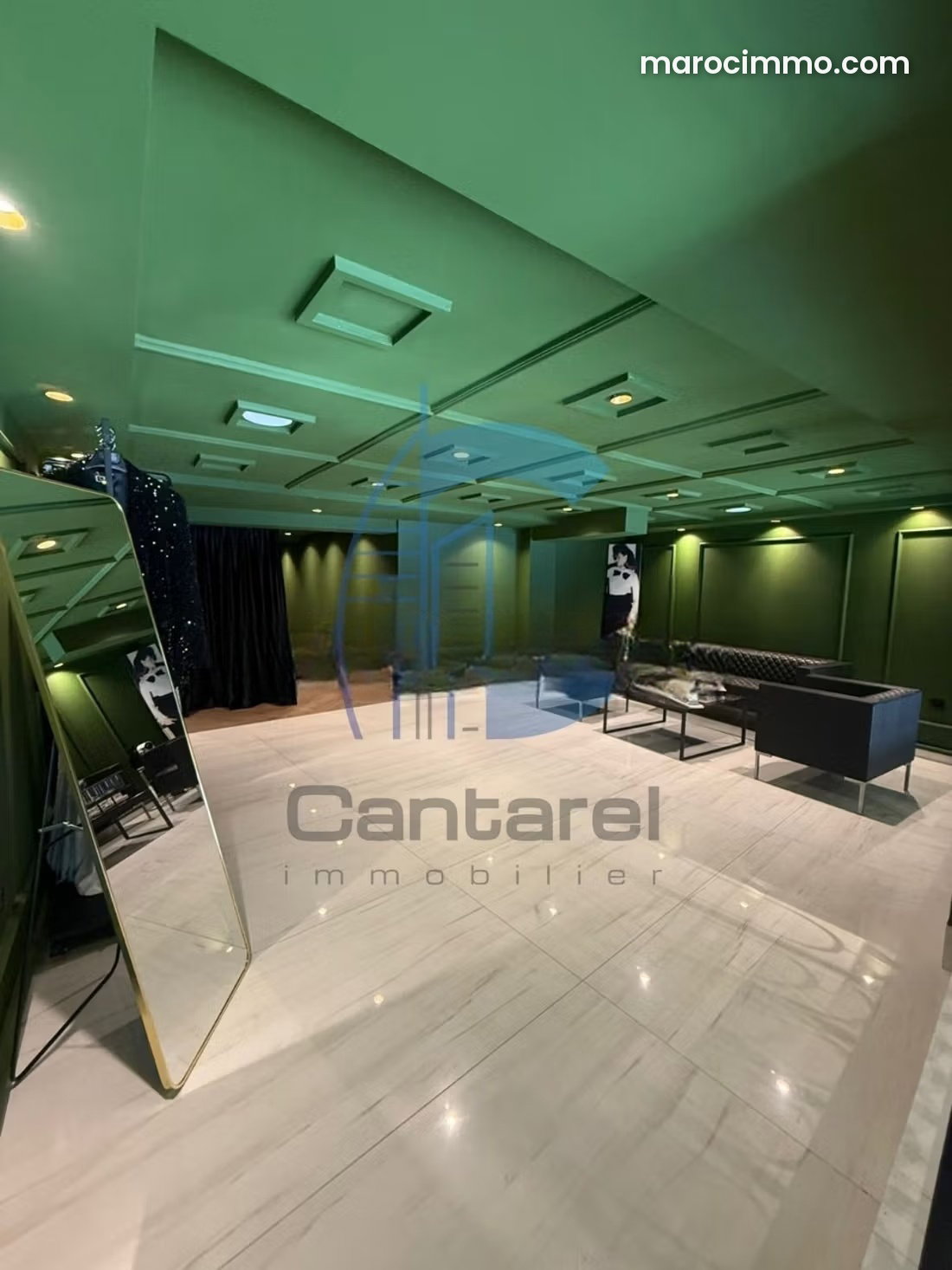 156 sqm commercial premises for rent, Maarif, Casablanca — Casablanca
