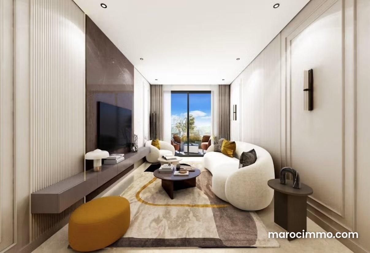 3-Room Apartment with Terrace, Hospitals District, Casablanca — Casablanca