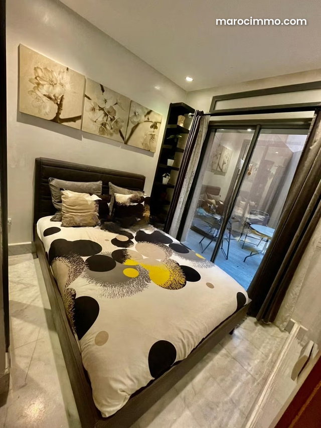 Appartement en location à Maârif Extension. Superficie 56 m². Meublé — 5