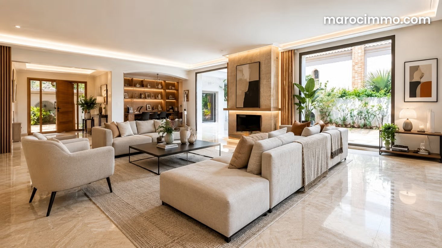Villa 900 m² vue mer, piscine et hammam à El Manar, Casablanca — Casablanca