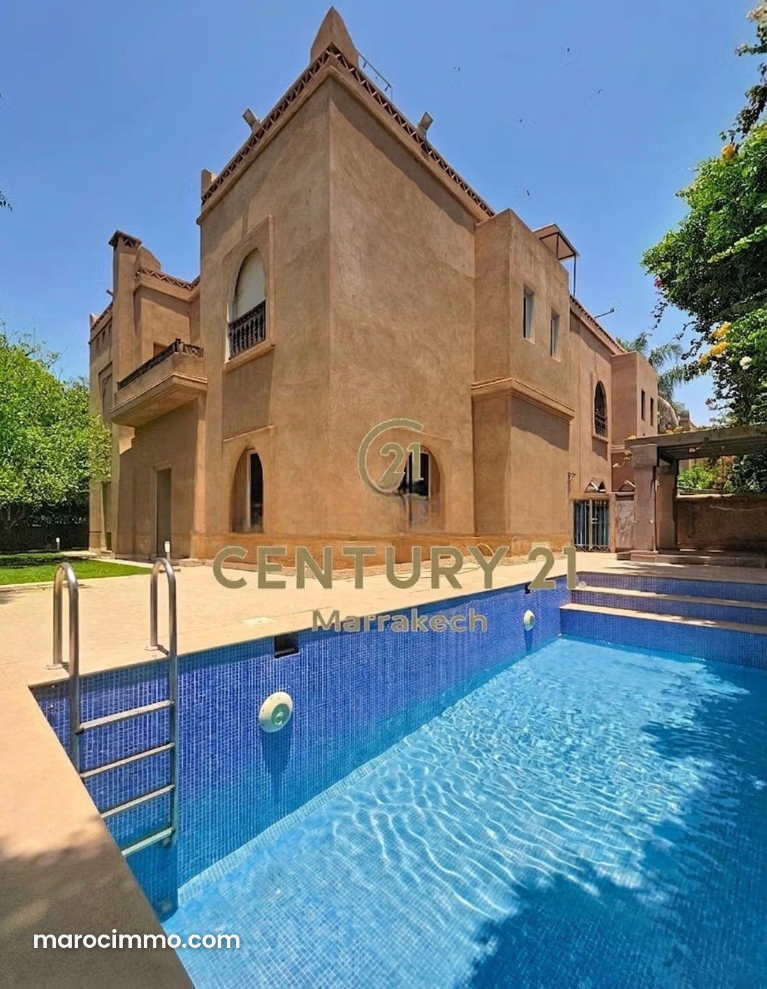Villa à louer à Hay Targa, Marrakech, jardin et piscine — Marrakech