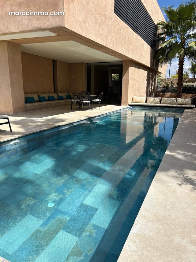 Luxury Villa for Rent in Route de Tahanaout. 400 m² Surface Area. Fully Furnished — 4