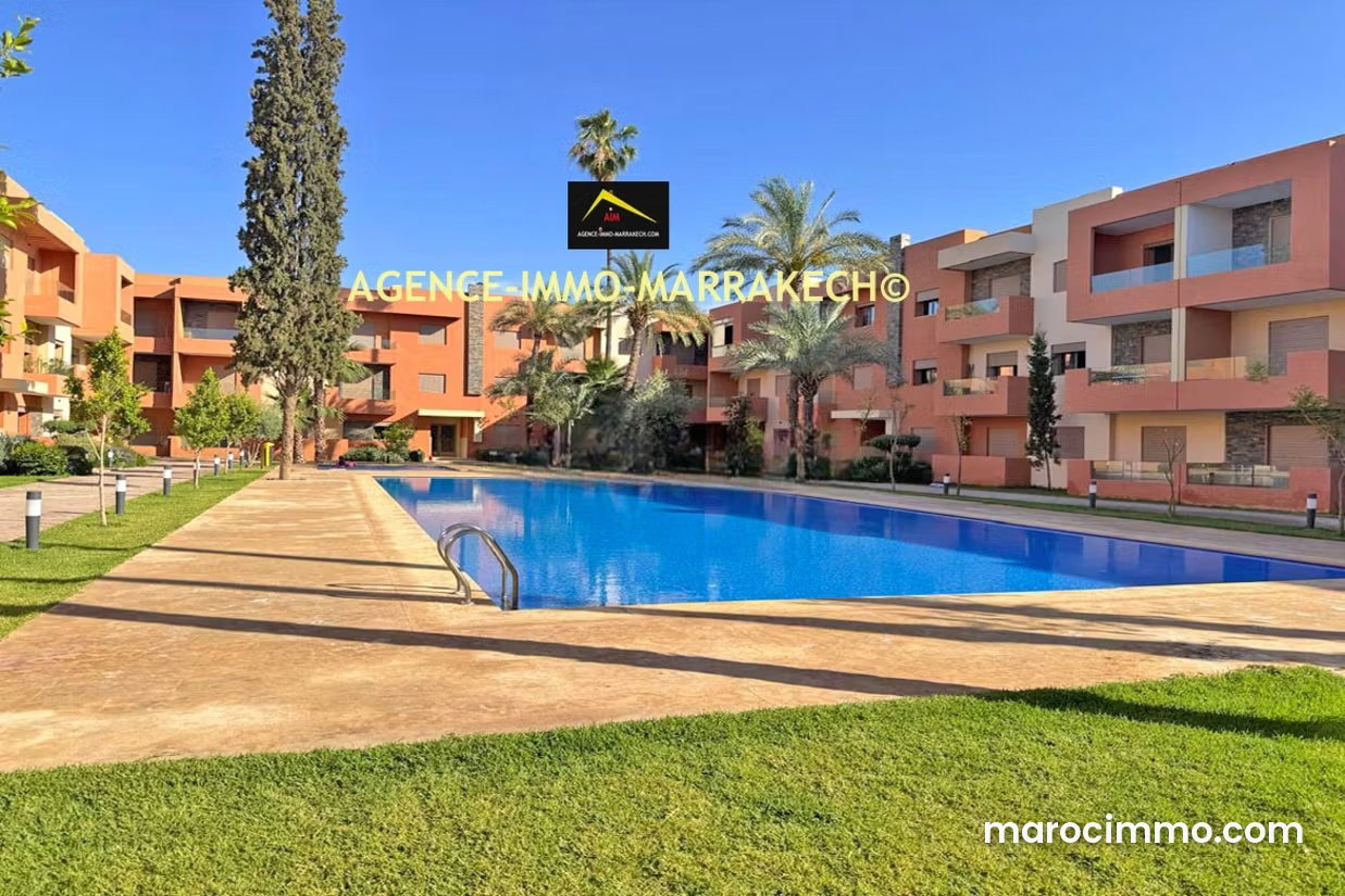 Furnished Apartment with Garden and Pool, Hay Targa, Marrakech — Marrakesh