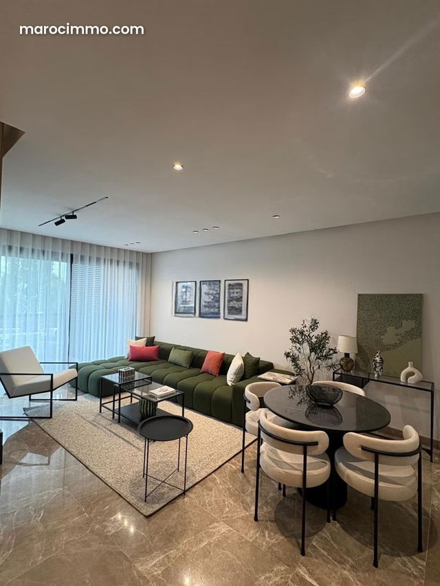 Appartement à louer meublé à l'orangeraie Souissi — الرباط