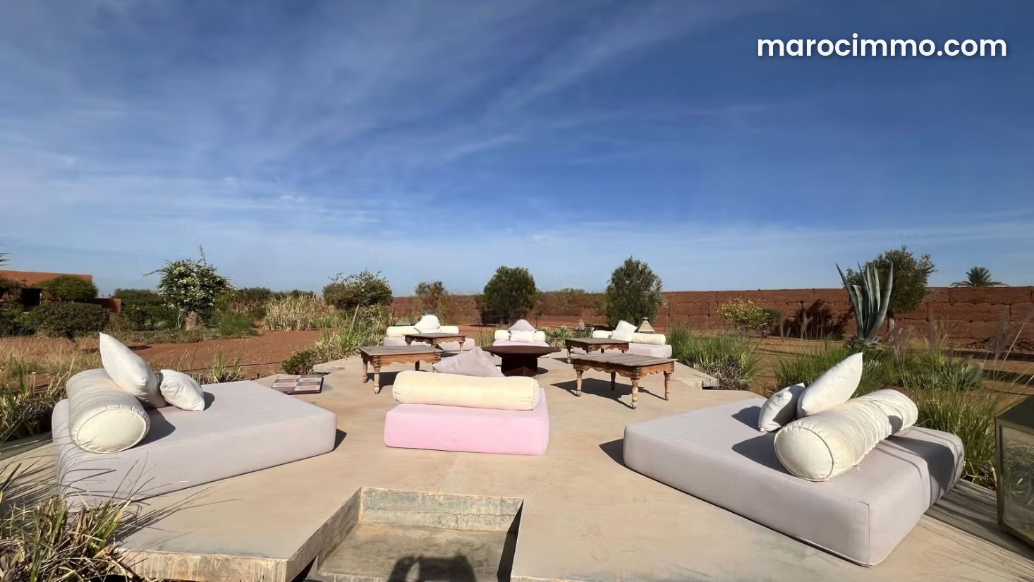 Villa 450 m² sur 1,1 hectare, Route d'Amezmiz, Marrakech — Marrakech