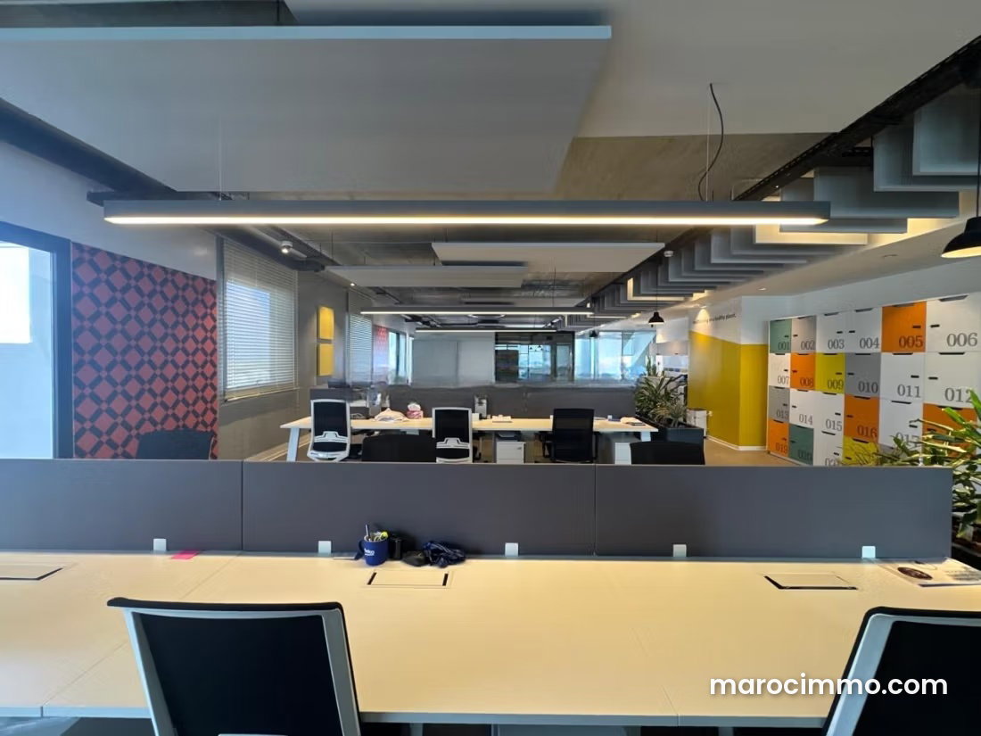 450 sqm Office in Casablanca Finance City, Fitted and Ready — Casablanca
