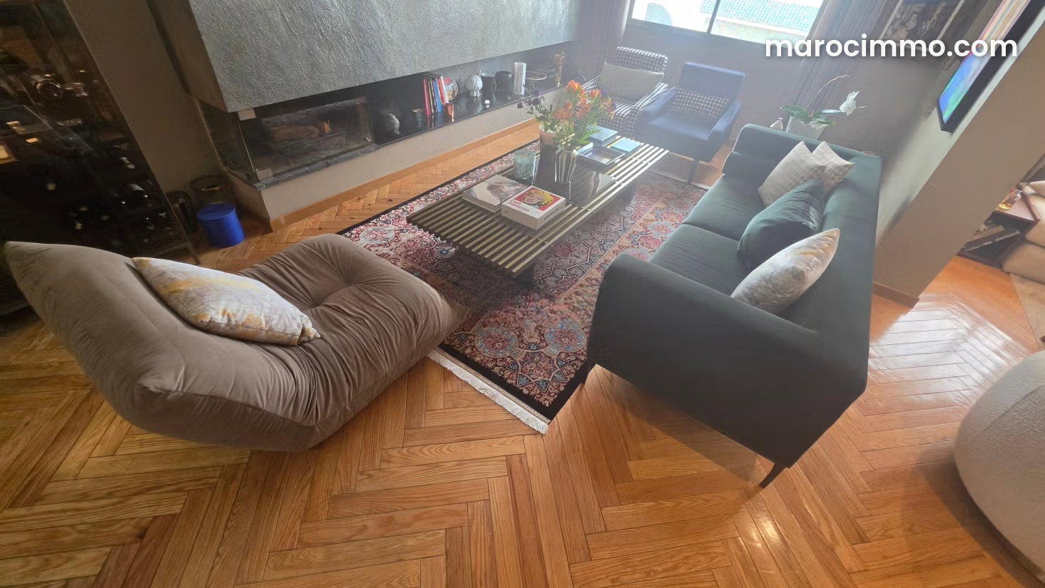 180 sqm apartment, 3 bedrooms, high-end, Racine, Casablanca — Casablanca