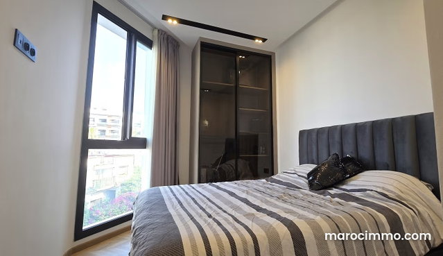 Studio Neuf Meublé 2è étg Balcon Clim 41m2 Palmier — 5