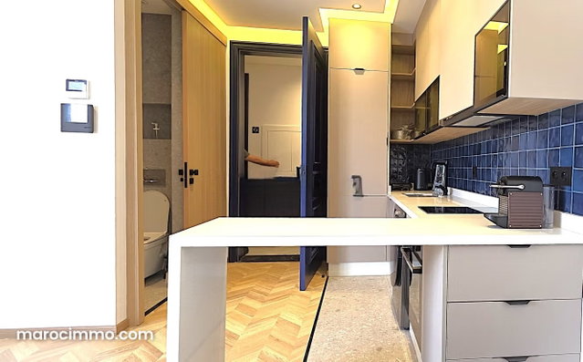 Studio Neuf Meublé 2è étg Balcon Clim 41m2 Palmier — 4