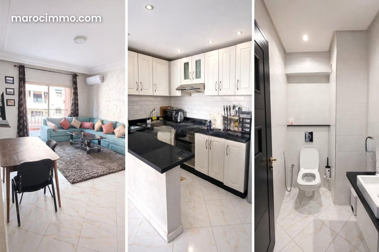 Furnished Apartment with Terrace in El Ghoul, Marrakech — Marrakesh