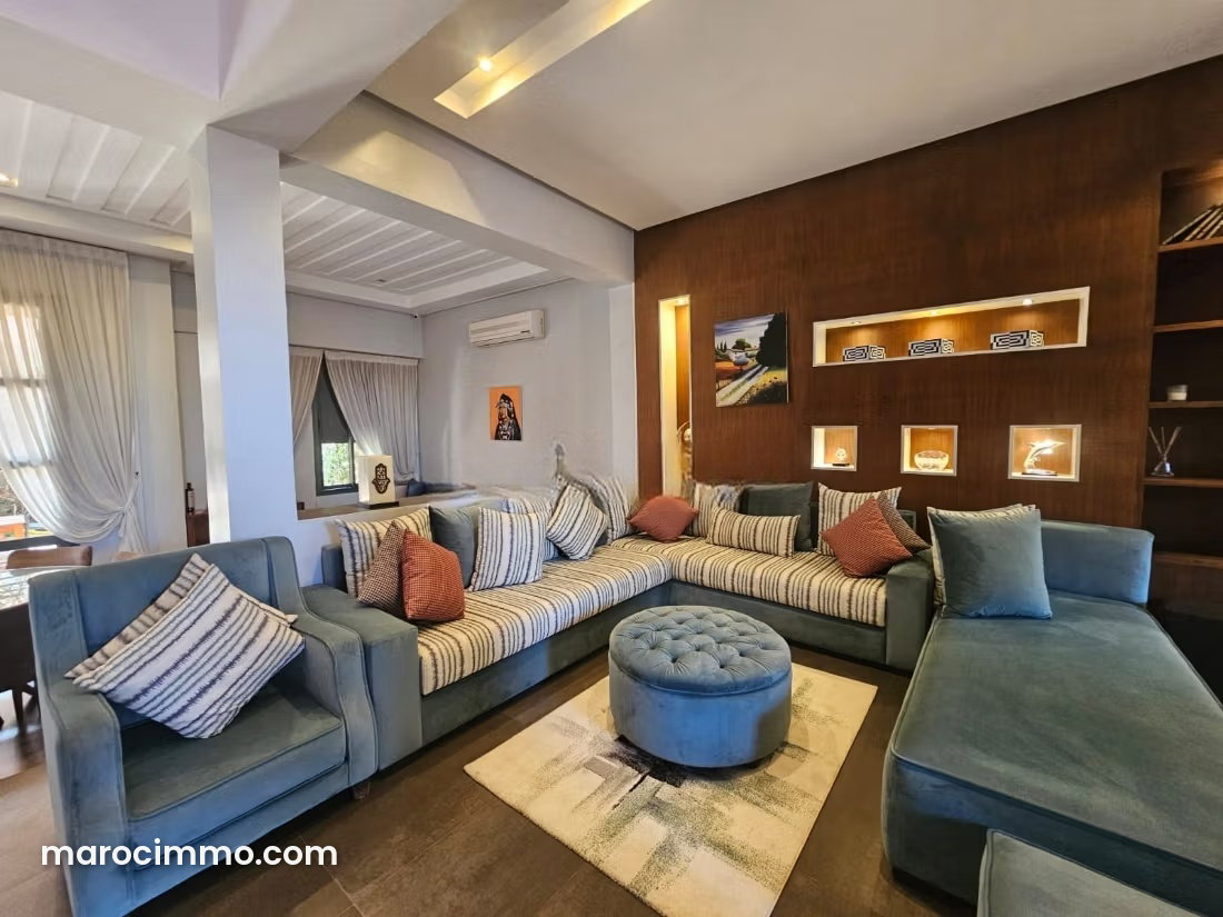 Furnished 450 m² villa with swimming pool and mountain views, Hay Targa, Marrakech — Marrakesh