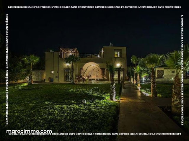 Villa privée titrée avec VNA à vendre sur la route de Sidi Rahal, route de Fès, Marrakech — 4