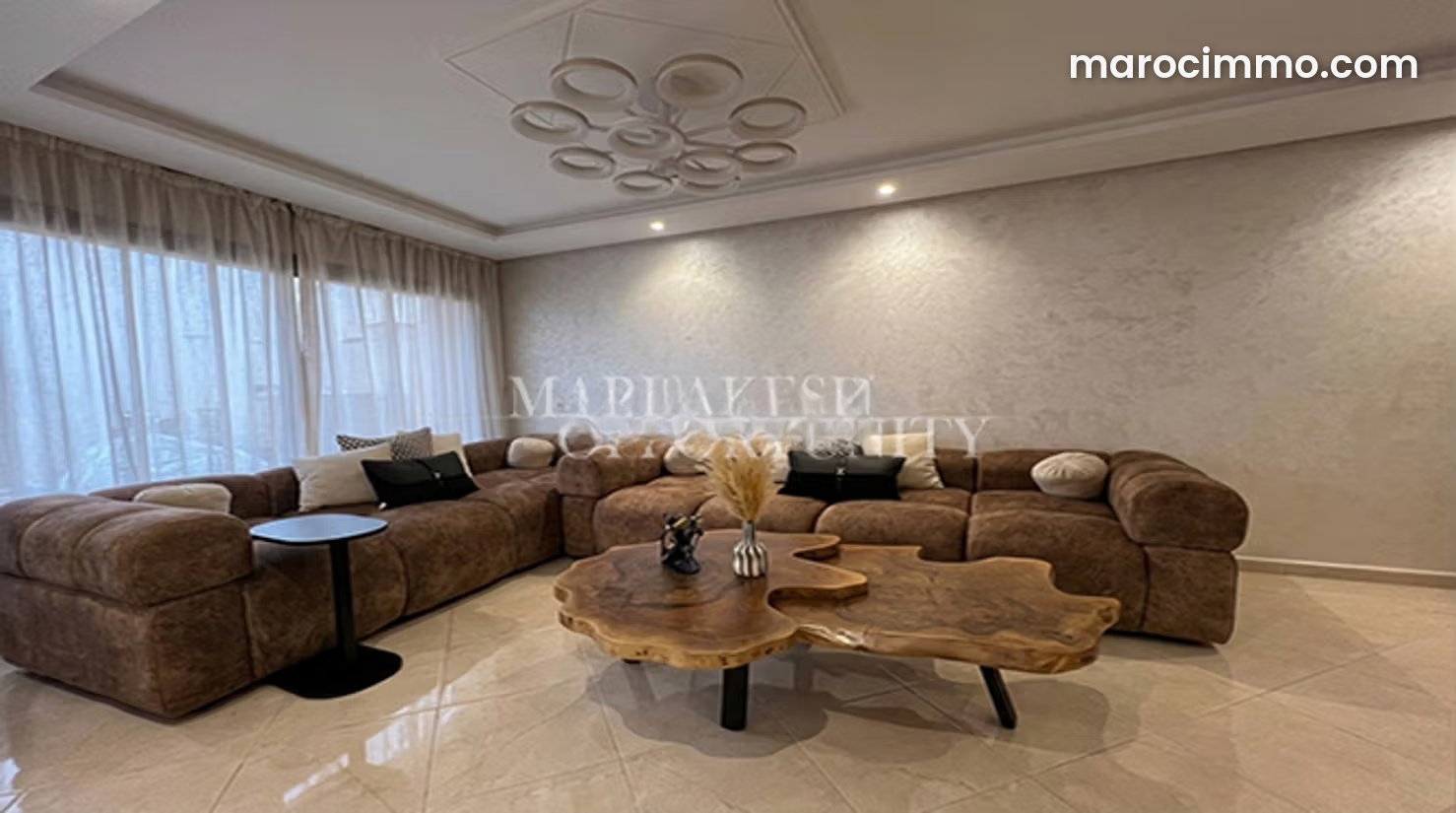 Duplex meublé 117 m², 2 chambres, Guéliz, Marrakech — Marrakech