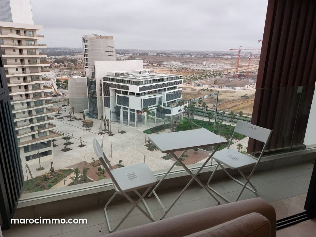 Furnished 100 m² Apartment, 2 Bedrooms, Casablanca Finance City — Casablanca