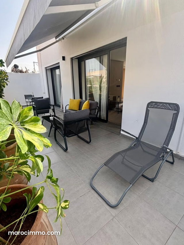 Appartement en location à Maârif Extension. Surface totale 88 m². Bien meublé — 3