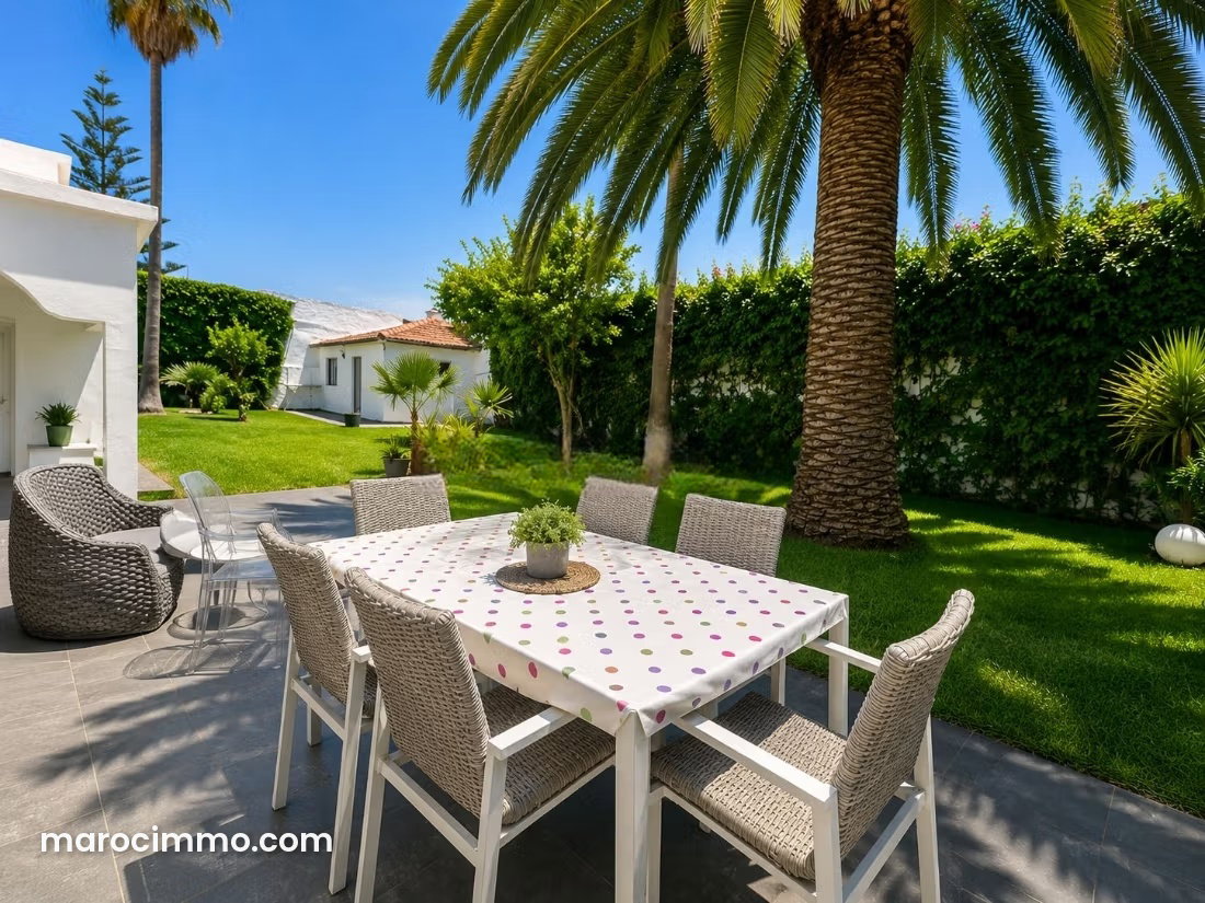 630 m² Furnished Single-Storey Villa, Oasis District, Casablanca — Casablanca