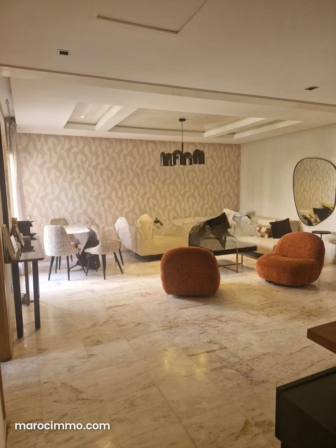 3-Bedroom Apartment for Rent in Californie, Casablanca — Casablanca