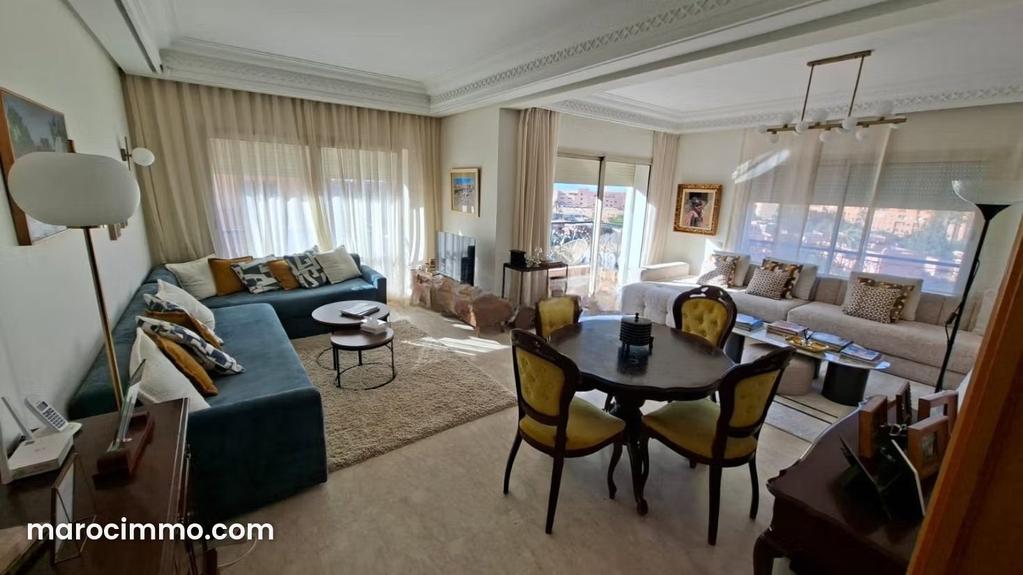 Appartement 133 m², 3 chambres, Majorelle, Marrakech — Marrakech
