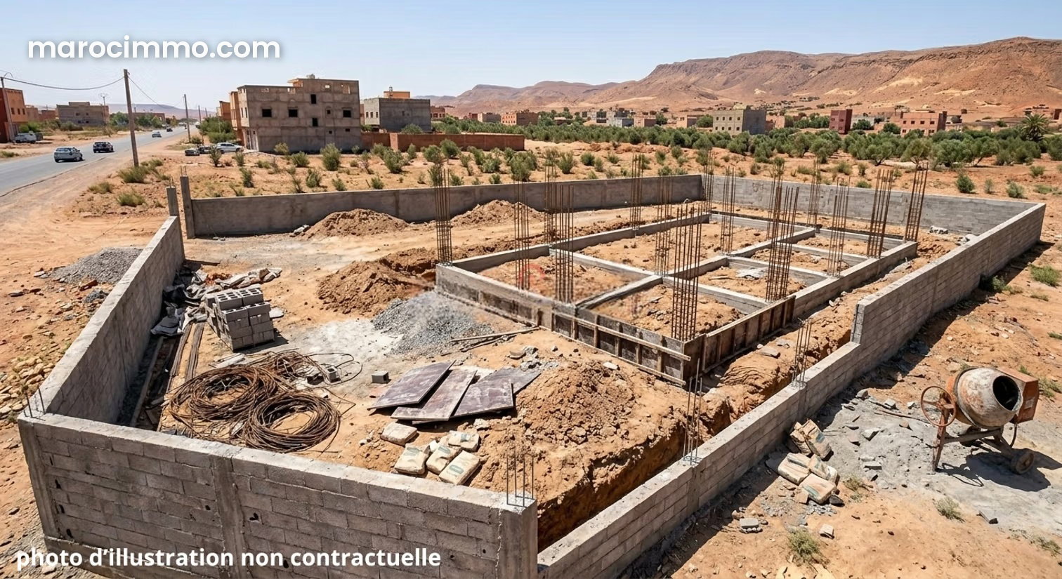 Building Plot on the Ouarzazate Road, Marrakech – 250 m² — Marrakesh