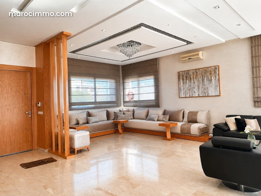 3-Bedroom Villa with Garden in Central Bouskoura — Bouskoura