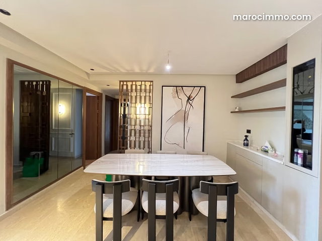 Magnifique appartement meuble / 3 chambres / taddart — 2