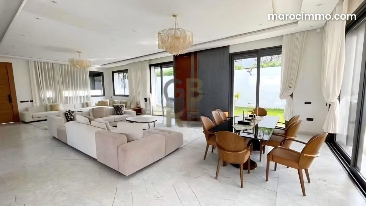Villa neuve 540 m², piscine et jardin, Hay Riad, Rabat — Rabat